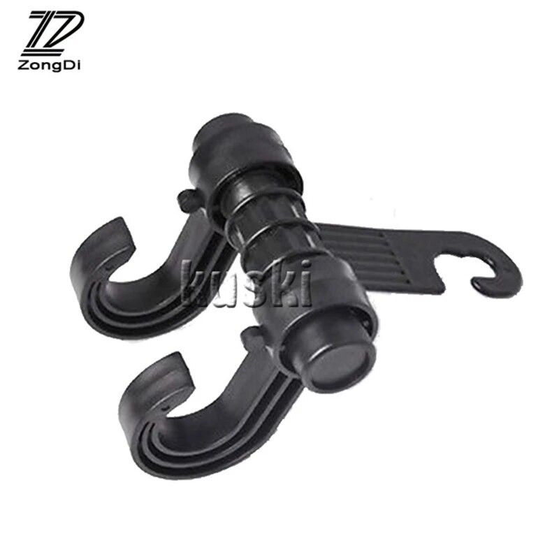 Γάντζος πλάτης καθισμάτων αυτοκινήτου ZD Στυλ αυτοκινήτου για Seat Leon Ibiza Renault Duster Megane 2 Logan Captur Clio Mazda 3 6 CX-5 Αξεσουάρ 2017