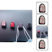 Αξιόπιστη κρεμάστρα αυτοκινήτου, ανθεκτική στη φθορά, ευρεία εφαρμογή Ενσωματωμένη οργάνωση καλωδίου Rhinestone Κρεμάστρα αυτοκινήτου Γάντζος αυτοκινήτου Γάντζος αυτοκινήτου