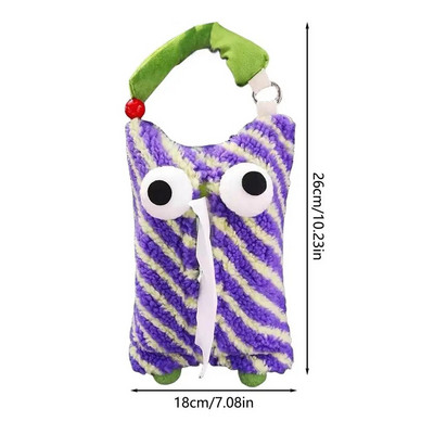 Automašīnu aksesuāri Jaunums automašīnu dekorēšanai plīša salvešu turētājs Mīlīgs automašīnas salvešu turētājs Smieklīgs pakarināms spraudņa dizains automašīnas aizmugurējam sēdeklim