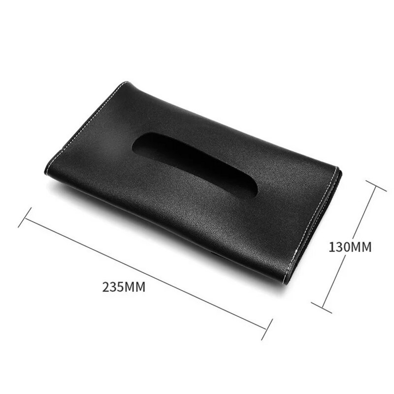 Autókendős doboz PU bőr autós napellenző akasztós tartó papírzsebkendős doboz autó belső tároló dekoráció autós kiegészítők