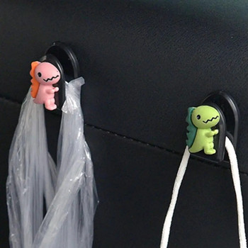 6 бр. Творческа закачалка за съхранение на автомобили Многофункционална лека автоматична закачалка Sticky Masque USB кабелна чанта Автоматичен органайзер Кука