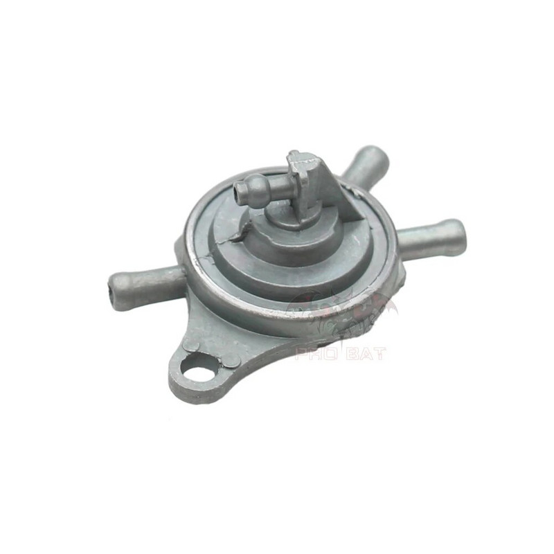 Išjungimo jungiklis degalų siurblys GY6 karbiuratorius Kinijos motoroleris Go Kart Mopedas ATV Petcock 4 krypčių kuro vožtuvas Petcock vakuuminis vožtuvas