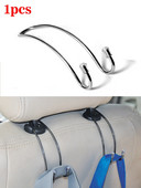 1 tk autokonks tahke roostevabast terasest kandevõimega autoistme seljatoe panipaik topeltkonks