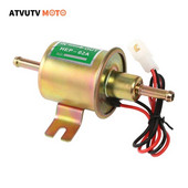 Pompă electrică de combustibil HEP-02A Fixare șurub de presiune joasă Universal Diesel Benzină Benzină pentru mașină Motocicletă ATV 12 24V Pompă de combustibil scăzut