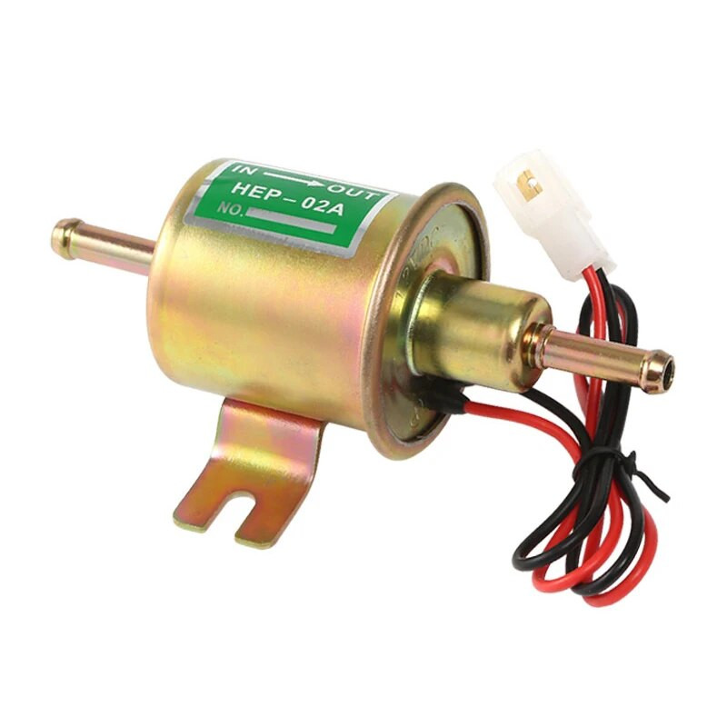 Elektrinis kuro siurblys HEP-02A žemo slėgio varžto tvirtinimo universalus dyzelinis benzinas, skirtas automobiliniam motociklui ATV 12 24V mažo kuro siurblys
