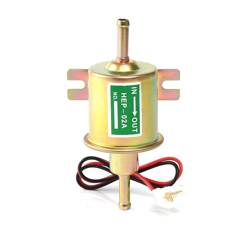 Elektrinis kuro siurblys HEP-02A žemo slėgio varžto tvirtinimo universalus dyzelinis benzinas, skirtas automobiliniam motociklui ATV 12 24V mažo kuro siurblys