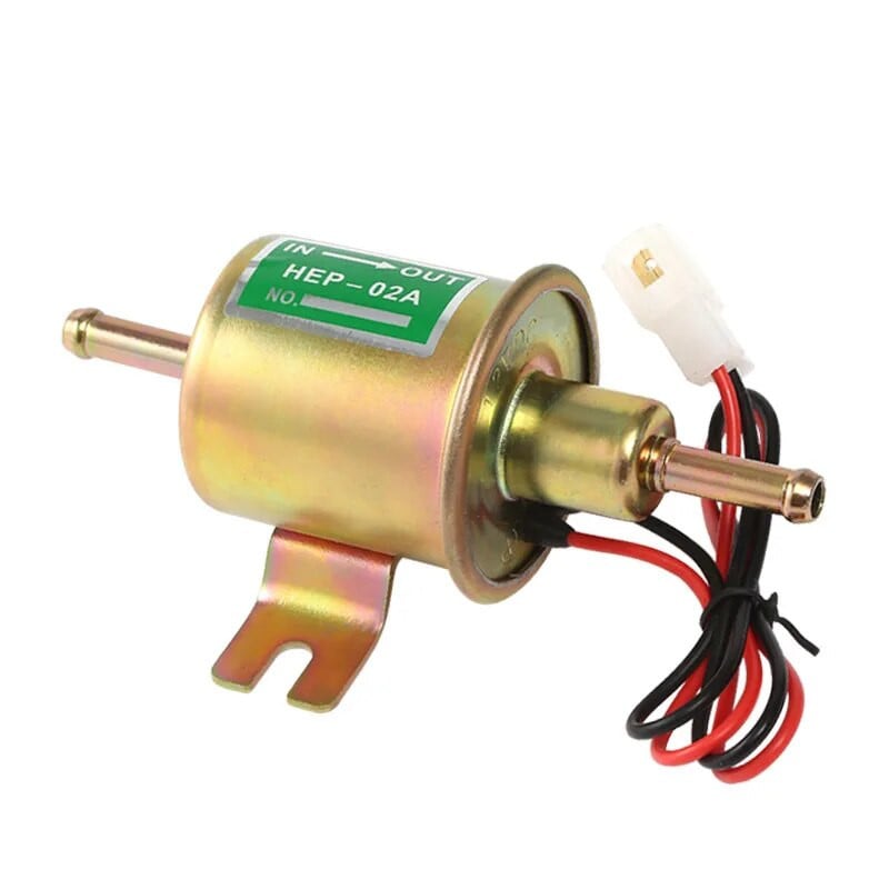 Elektrinis kuro siurblys HEP-02A žemo slėgio varžto tvirtinimo universalus dyzelinis benzinas, skirtas automobiliniam motociklui ATV 12 24V mažo kuro siurblys