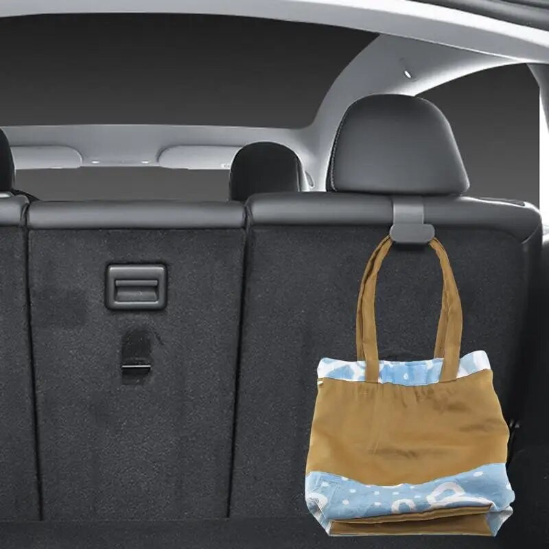 2GAB Automašīnas salona turētāji Automašīnas aizmugurējā sēdekļa āķi Aizmugurējā sēdekļa galvas balsta iekarināšanas āķi Automašīnas piederumi Organizators Tesla Model3 Model Y