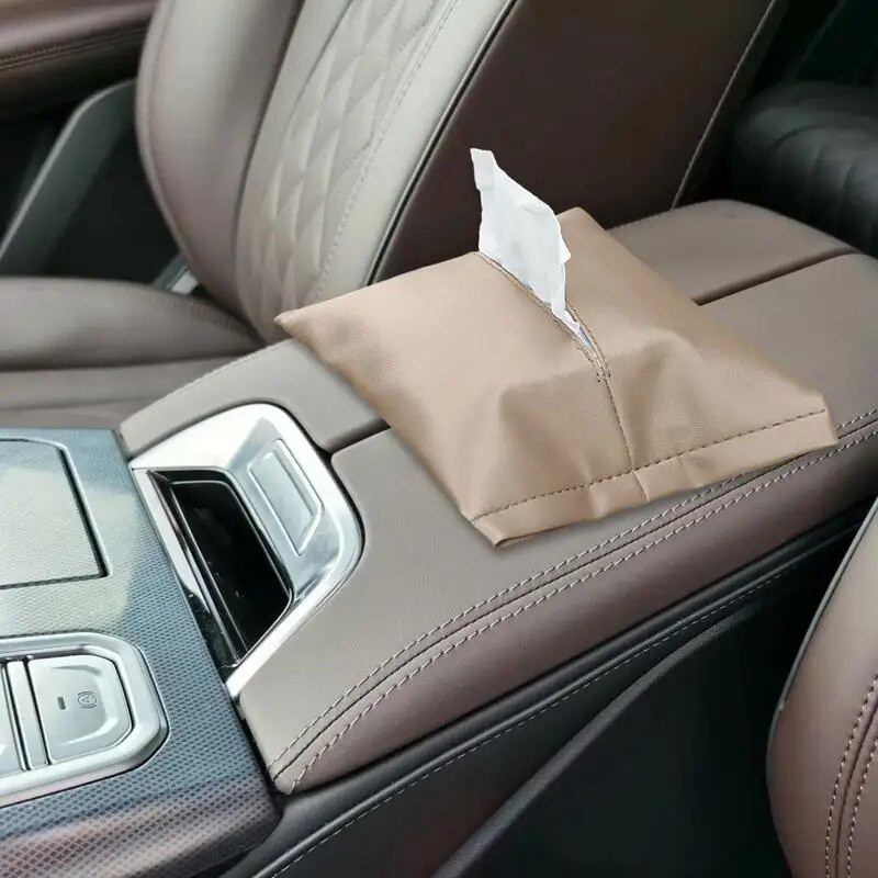 Držač maramica za automobil Višekratna upotreba Držač maramica za štitnik od sunca Kožni držač za maramice za automobil za štitnik od sunca Kutija za pohranu maramica Držač stražnjeg sjedala
