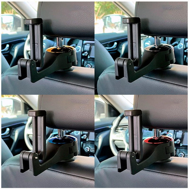 Automašīnas priekšējā sēdekļa galvas balsta tālruņa turētāja pakaramais, āķu pakaramais, galvas balsta āķis