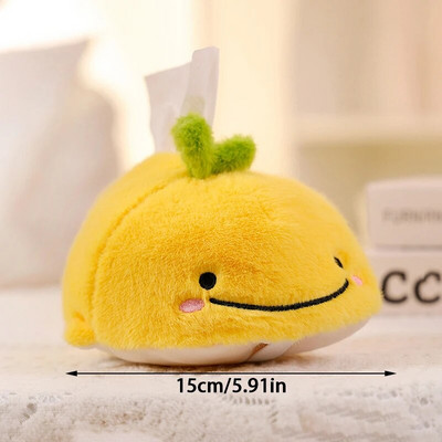 Karikatūra Jauki plīša auduma kastītes Ananāss Arbūzs Avokado Valis Radošums Mājas Auto Mīksts Papīrs Turētājs Salvetes Maciņš Jaukas dāvanas