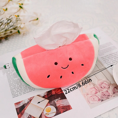 Karikatūra Jauki plīša auduma kastītes Ananāss Arbūzs Avokado Valis Radošums Mājas Auto Mīksts Papīrs Turētājs Salvetes Maciņš Jaukas dāvanas