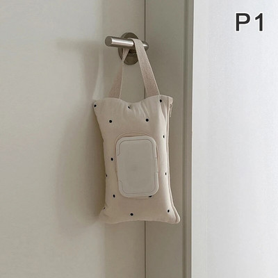 2024. gada jauns izšūšanas auduma pārsegs bērnu ratiņu salvešu maisiņš, papīra turētājs uzglabāšanas kaste Ērta noņemama vāka salvete kaste