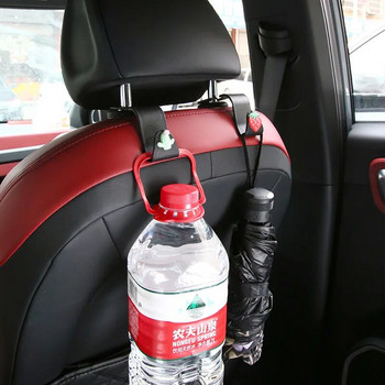 2 τεμάχια/σετ Χαριτωμένο Cartoon Γάντζος πίσω καθίσματος αυτοκινήτου Κρεμαστός αποθηκευτικός χώρος αποθήκευσης κινητού τηλεφώνου πίσω κάθισμα Στήριγμα κεφαλιού τηλεφώνου