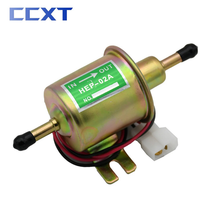 Elektrinis kuro siurblys 12V HEP-02A žemo slėgio dyzelinio benzino benzino alyvos siurblys universalus automobilių motociklų keturračiui Honda Yamaha KTM
