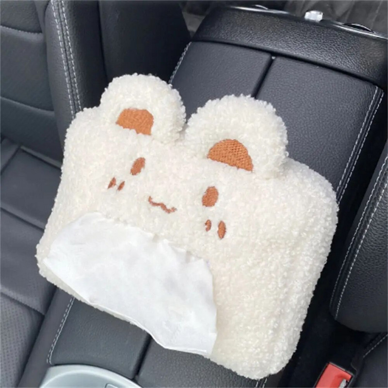 Jauka lāča trusis automašīnas salvešu kaste, radoša piekarināma roku balsta saulessarga automašīnas salvešu kaste