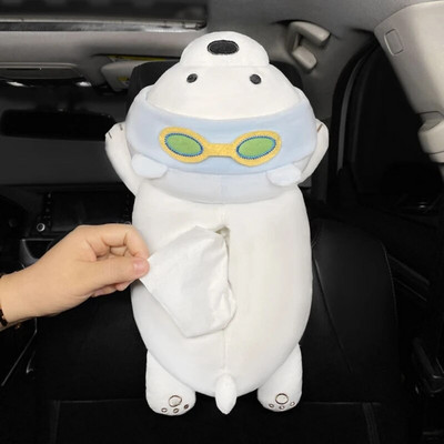 Tissue Boxes Soft Cartoon Paper Napkin Case Cute Animals Car Paper Boxes Lovely Napkin Holder for Car Seat