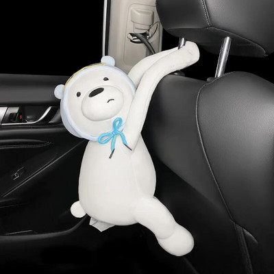 Selyempapír dobozok Puha rajzfilm papírszalvéta tok Aranyos állatok Autós papírdobozok Szép szalvétatartó autósüléshez