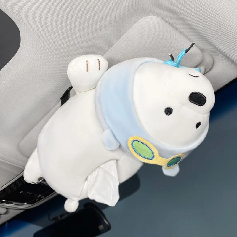 Selyempapír dobozok Puha rajzfilm papírszalvéta tok Aranyos állatok Autós papírdobozok Szép szalvétatartó autósüléshez