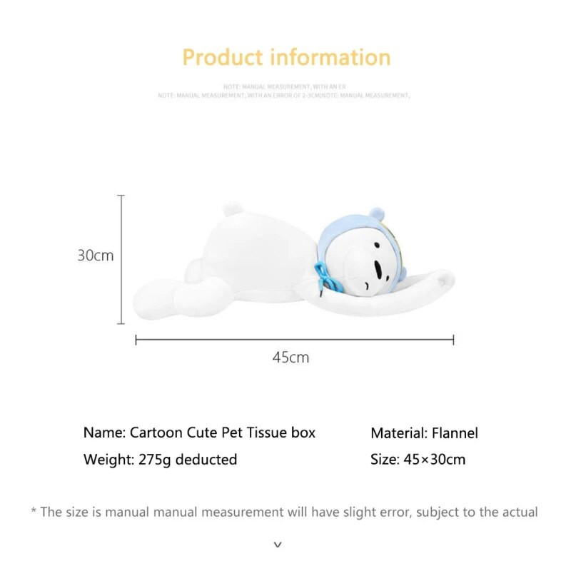 Selyempapír dobozok Puha rajzfilm papírszalvéta tok Aranyos állatok Autós papírdobozok Szép szalvétatartó autósüléshez