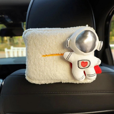 Radošs automašīnas sēdekļa atzveltnes roku balsts audu kastītes soma Multfilma Jauka automašīnai piekarināma atvilktņu kaste Papīra kastes Automašīnu interjera dekorēšanas piederumi