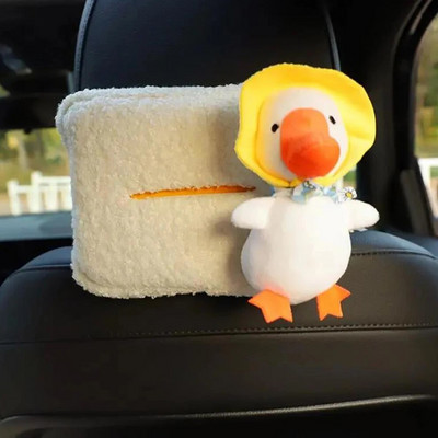 Radošs automašīnas sēdekļa atzveltnes roku balsts audu kastītes soma Multfilma Jauka automašīnai piekarināma atvilktņu kaste Papīra kastes Automašīnu interjera dekorēšanas piederumi