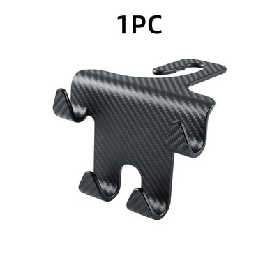 Universalus automobilio sėdynės galvos atramos kablys laikymo pakaba Anglies pluošto automobilinis automobilio galinės sėdynės laikiklis, automobilio salono priedai