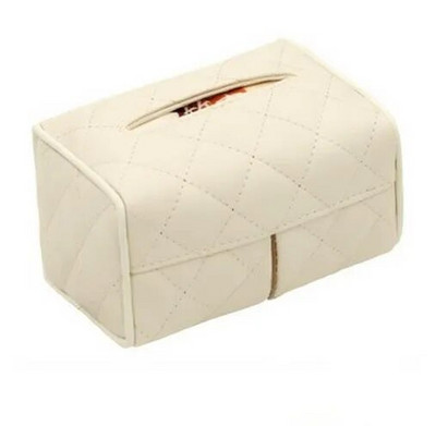 Automašīnas sēdekļa atzveltnes ādas audu maisiņš Auto roku balsta papīra dvieļu salvešu kaste