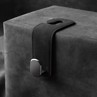 Κρυφοί γάντζοι πλάτης καθίσματος αυτοκινήτου Αόρατος γούνας αναποδογυρισμένος μέσα στο πίσω μέρος του αυτοκινήτου Αποθήκευση μικροαντικειμένων Γάντζοι από δέρμα από άλκες