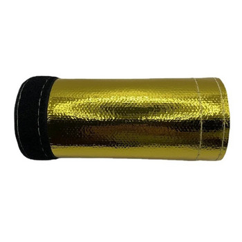 Златен 1M вътрешен диаметър 10/20/30/40MM Метален топлинен щит Термичен противопожарен ръкав Изолиран жичен маркуч Обвивка Защитен капак на тръба за стан