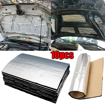 Car Heat Noise Insulation Mat Sound Deadener Heat Insulation Mat Car Sound Mat Proofing Hood Insulation Pad Sound Damping Sheet