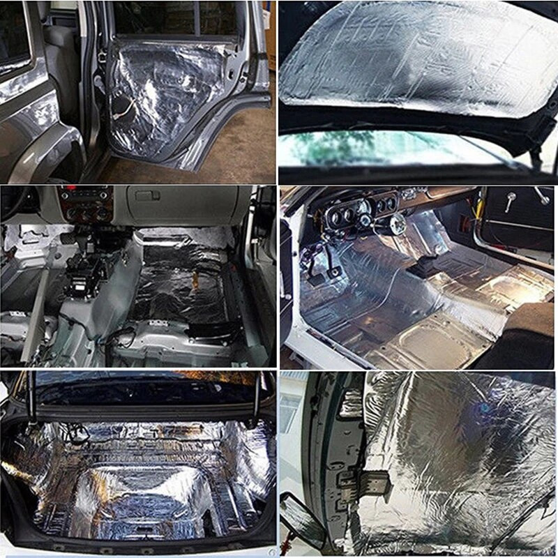 Automobilio šilumos izoliacijos kilimėlis Garso slopintuvas Šilumos izoliacijos kilimėlis Automobilio garso kilimėlis Garso izoliacinis gaubtas Garso slopinimo sluoksnis