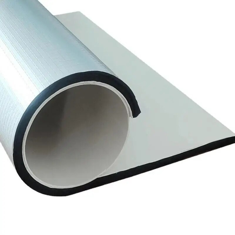 50x200cm 5/10/15/20mm Siltuma skaņu slāpējošs izolācijas paklājs Deadener Pad Auto Auto Izplūdes Izpūtējs Pārsega durvju trokšņu kontroles putas