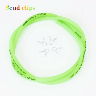 1 metrs Motociklu piederumi Benzīna degvielas padeves caurules šļūtene Gāzes eļļas caurule Augstas temperatūras izturīga gumijas mīksta caurule