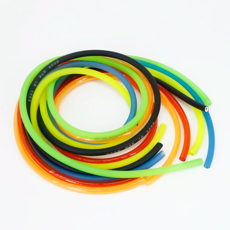 1 metrs Motociklu piederumi Benzīna degvielas padeves caurules šļūtene Gāzes eļļas caurule Augstas temperatūras izturīga gumijas mīksta caurule