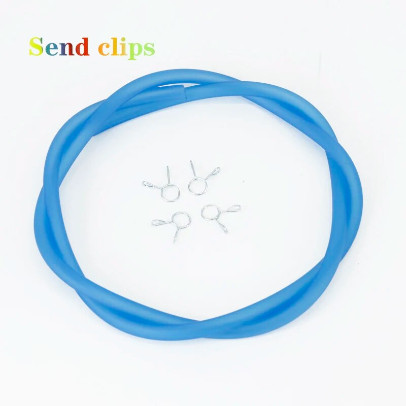 1 metrs Motociklu piederumi Benzīna degvielas padeves caurules šļūtene Gāzes eļļas caurule Augstas temperatūras izturīga gumijas mīksta caurule