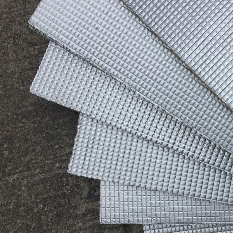 50 * 50 cm alumiiniumfoolium puuvill auto soojusisolatsiooni kile auto veoauto soojusisolatsiooni summuti padi tulekaitse vaht auto osa