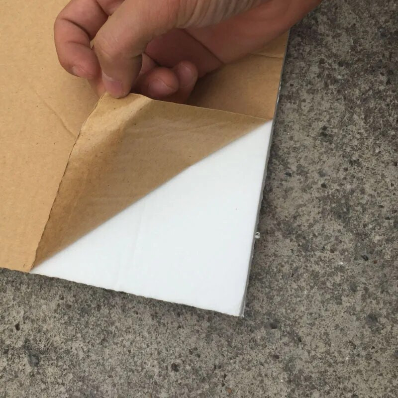 50 * 50 cm alumiiniumfoolium puuvill auto soojusisolatsiooni kile auto veoauto soojusisolatsiooni summuti padi tulekaitse vaht auto osa