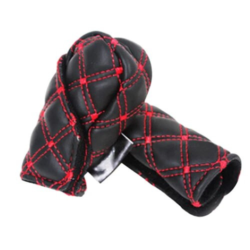 Auto käsipiduri käepidemed Kunstnahast käigukangi nupu kate Käsipiduri katte ümbris 2-ühes käsipiduri sisetarvikud