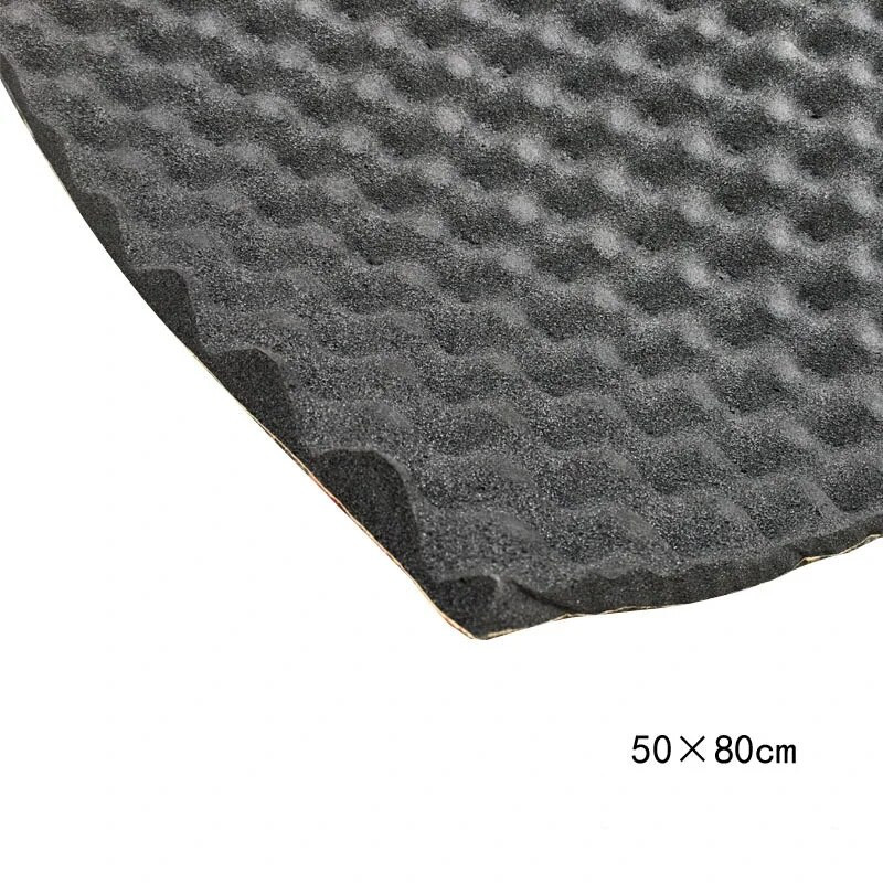 Skaņas absorbcijas viļņu kokvilnas automobiļu pašlīmējošā skaņas izolācijas kokvilnas visa transportlīdzekļa oderes lapu plāksnes durvju trokšņa slāpēšanas rīks