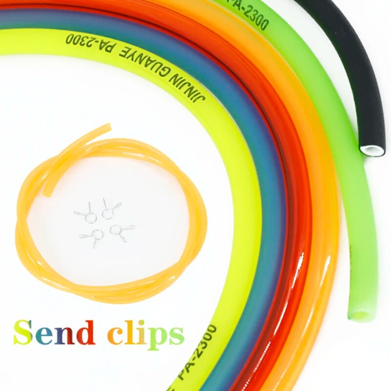 Mootorratta voolik 1-meetrine bensiini kütusetoru voolik gaasiõli toru toru kummist Honda Yamaha Aprilia Buell TRIUMRH SUZUKI Kawasaki jaoks