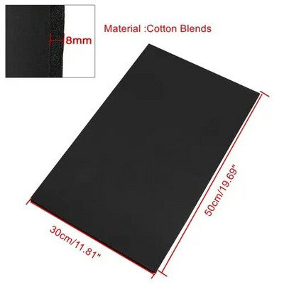 Uxcell 5 mm/8 mm/10 mm 50 cm * 30 cm biezs 1,6 kvadpēdas automobiļu siltumizolācijas skaņas slāpētājs, ceļa trokšņa slāpētājs, siltuma paklājs