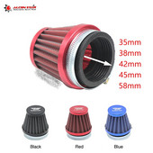 Alconstar karburatora gaisa filtra tīrītājs 35–58 mm sēņu galvas gaisa filtra skava uz gaisa filtra tīrītāja motocikla ATV motorolleram
