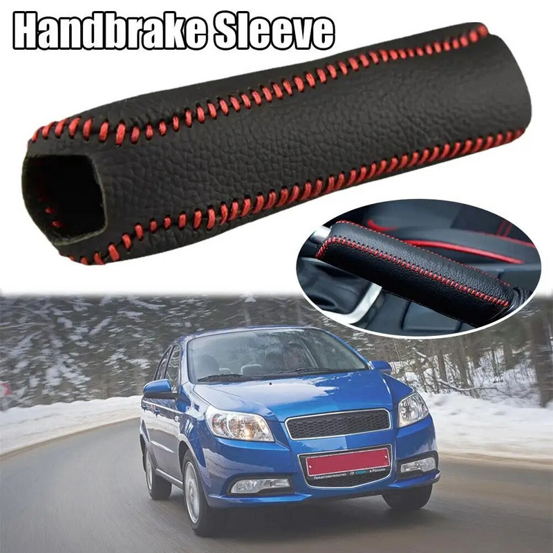 Automašīnas pārnesuma rokas bremzes pārsegs Automašīnas salona kastes piederumi, manuāli apdares rokturis automašīnas galvas rokas bremzes pārnesums V4W4