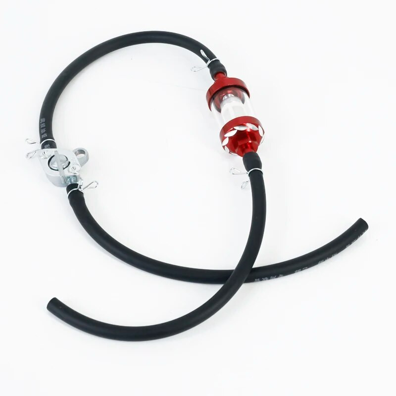 7 mm CNC alumiiniumsulamist klaasist mootorratta gaas, bensiin, õlifilter, mototarvikud ATV KTM Honda Kawasaki YAMAHA SUZUKI jaoks