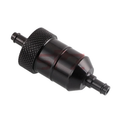 Universāls 8 mm benzīna gāzes degvielas filtra tīrītājs, alumīnija sakausējuma motocikla bedres netīrumu velosipēda kvadracikla naftas gāzes degvielas benzīna eļļas filtrs