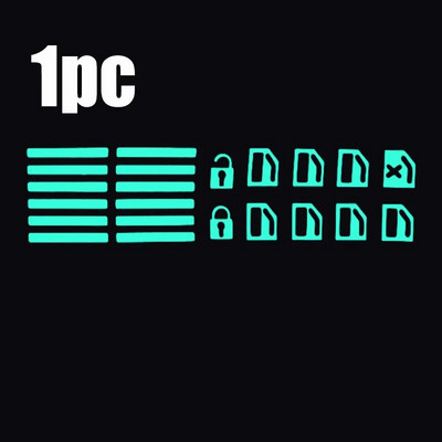 Automašīnas loga pacēlāja gaismas slēdža pogas uzlīme Durvju un logu pacēlāja nakts drošības slēdža dekorācija krāsaina dienasgaismas slēdža uzlīme