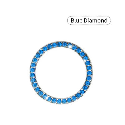 Kristallmootori süüde Üks klahv Start Stop Push Nupp Lüliti Kaitsekate Bling Tüdrukud Autotarvikud Autode sisekujundus