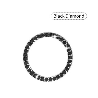 Kristallmootori süüde Üks klahv Start Stop Push Nupp Lüliti Kaitsekate Bling Tüdrukud Autotarvikud Autode sisekujundus