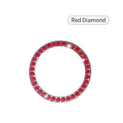 Kristallmootori süüde Üks klahv Start Stop Push Nupp Lüliti Kaitsekate Bling Tüdrukud Autotarvikud Autode sisekujundus